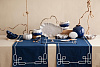 Изображение товара Дорожка на стол Navy story из коллекции Sea treasures, 45х150 см