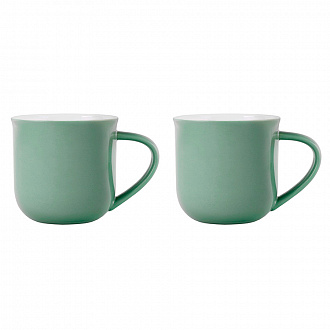 Изображение товара Набор чайных кружек Minima, 380 мл, зеленый, 2 шт.