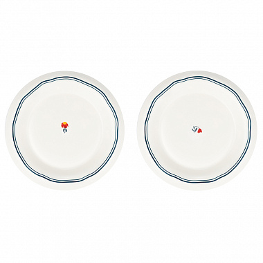 картинка Набор тарелок Plush, Sunny Bells, Ø21 см, 2 шт. от магазина Одежда+