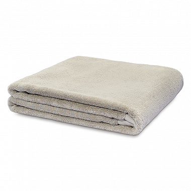 Полотенце банное бежево-серого цвета из коллекции Essential, 70х140 см, анонс элемента