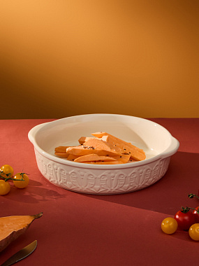 картинка Блюдо для запекания Birds of Paradise, Ø27 см, кремовое от магазина Одежда+