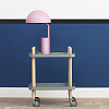 Изображение товара Стол сервировочный на колесиках Normann Copenhagen Block, темно-зеленый