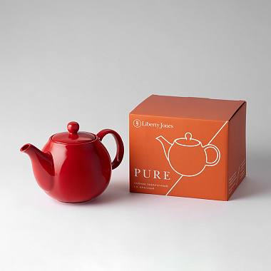 картинка Чайник заварочный Pure, 1 л, красный от магазина Одежда+