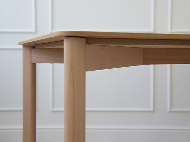 Стол обеденный Сross 120х80 см, натуральный дуб, анонс элемента