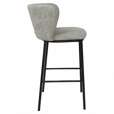 Стул барный Foggy, букле, серый, анонс элемента
