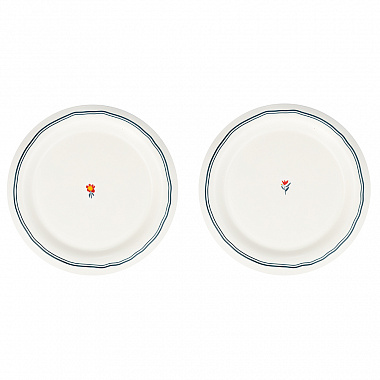 картинка Набор обеденных тарелок Plush, Sunny Bells, Ø26 см, 2 шт. от магазина Одежда+