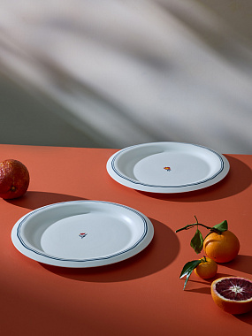 картинка Набор обеденных тарелок Plush, Sunny Bells, Ø26 см, 2 шт. от магазина Одежда+