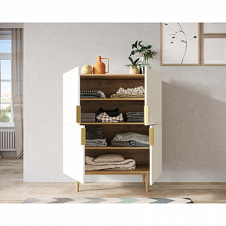 Изображение товара Комод Line, 100х45х120 см, бежевый
