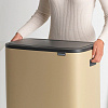 Изображение товара Бак для мусора Brabantia, Bo, Touch Bin, 2х30 л, минерально-золотой