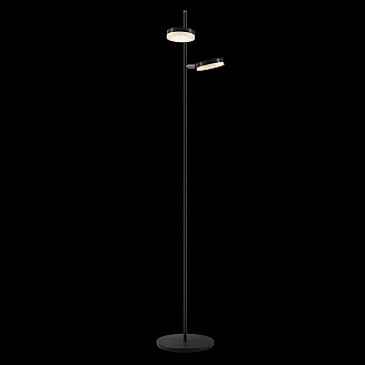 Изображение товара Торшер Modern, Fad, 2 лампы, 28,3х25х145 см, матовый черный