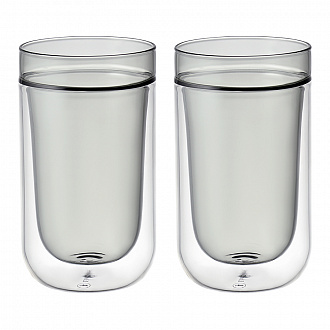 Набор стаканов Pure, 280 мл, дымчато-серые, 2 шт.