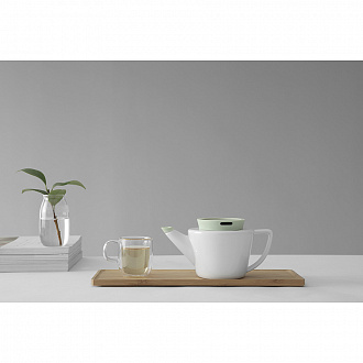 Изображение товара Чайник заварочный с ситечком Viva Scandinavia, Infusion, 500 мл, бело-зеленый