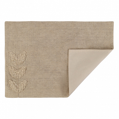 Салфетка под приборы Desert leaf из коллекции Essential, 33х48 см, анонс элемента