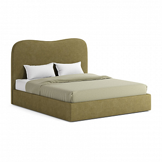 Кровать Dreamscape, 152x217х130 см, зелено-коричневая