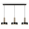 Изображение товара Светильник подвесной Loft, Izza, 3 лампы, 90х123,5 см, черный/латунь