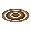 Изображение товара Ковер из хлопка Target коричневого цвета из коллекции Ethnic, Ø90 см