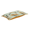 Изображение товара Чехол для подушки мятного цвета с дизайнерским принтом Birds of Nile из коллекции Wild, 30х50 см