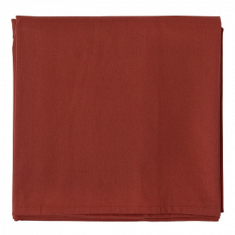 Изображение товара Скатерть из хлопка терракотового цвета из коллекции Prairie, 170х170 см