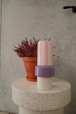 картинка Ваза Stripes parade из коллекции Easter Essential, 25 см от магазина Одежда+