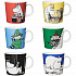 Набор мини-кружек Moomin, часть 1, 20 мл, 6 шт.