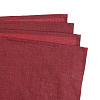 Изображение товара Скатерть на стол из умягченного льна с декоративной обработкой бордового цвета Essential, 143х143 см