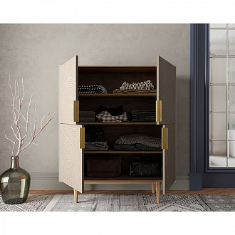 Изображение товара Комод Line, 104х45х124 см, бежевый