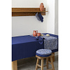 Изображение товара Подушка на стул круглая темно-синего цвета с принтом Спелая Смородина из коллекции Scandinavian touch, 40 см