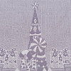 Изображение товара Салфетка из хлопка фиолетово-серого цвета с рисунком Щелкунчик, New Year Essential, 53х53см