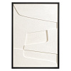 Изображение товара Панно декоративное с эффектом 3D Minimalism, с черной рамой, 50х70 см