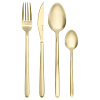 Изображение товара Набор столовых приборов Pure, золотистые матовые, 16 пред.