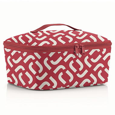 Термосумка Coolerbag M pocket signature red, анонс элемента