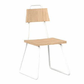 Изображение товара Стул Bauhaus, дуб/белый