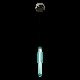 Изображение товара Светильник подвесной Modern, Verticale, 1 лампа, Ø12х30,5 см, голубой