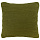 Подушка из хлопка с буклированной вязкой оливкового цвета из коллекции Essential, 45х45 см