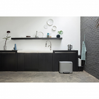 Изображение товара Бак для мусора Brabantia, Bo, 3х11 л, минерально-серый