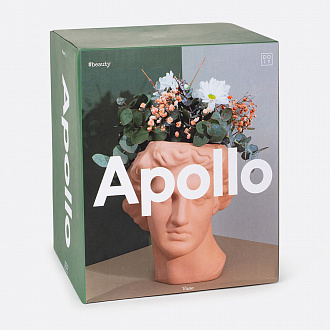 Изображение товара Ваза для цветов Apollo, 23,4 см, терракотовая