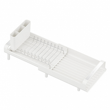 картинка Сушилка для посуды Atle раздвижная малая, белая от магазина Одежда+