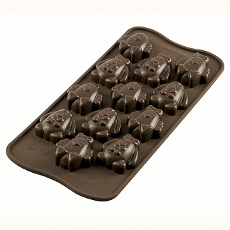 Изображение товара Форма для приготовления конфет Easter Friends, 10,6x21,2 см, силиконовая