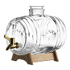 Изображение товара Диспенсер для напитков Barrel на подставке 3 л в подарочной упаковке