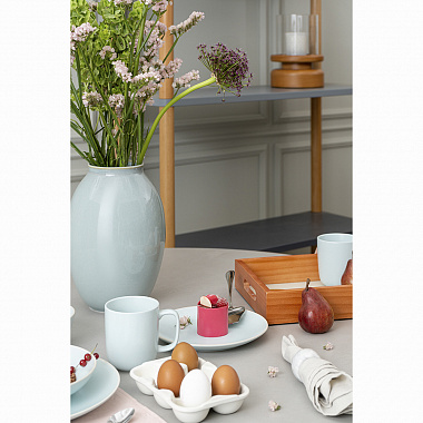 картинка Подставка для яиц Simplicity, 18,6х12,4 см, белая от магазина Одежда+