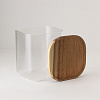 Изображение товара Банка для хранения квадратная Glass Acacia, 1,5 л