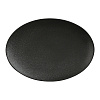 Изображение товара Тарелка овальная «Икра», 30х22 см, черная