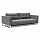 Диван Cassius Deluxe Excess Lounger, 233х117х83 см, графит