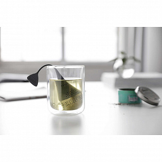 Изображение товара Сито для заваривания чая Egg, 4х4 см, черное