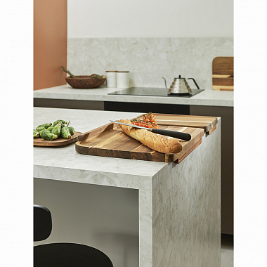 картинка Доска разделочная Fix&Cut, 46х36 см, акация от магазина Одежда+