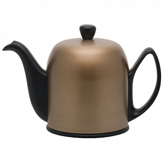Чайник заварочный Salam Mat Black, 700 мл, черный/бронза