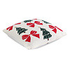 Изображение товара Подушка вязаная с новогодним рисунком Christmas Bows из коллекции New Year Essential, 45x45 см
