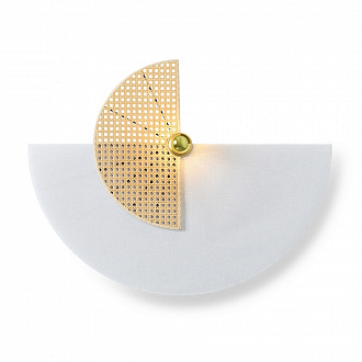 Светильник настенный Modern, Carry, 9х70 см, золотой/белый