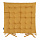Подушка на стул из хлопка цвета карри из коллекции Essential, 40х40 см