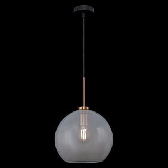 Изображение товара Светильник подвесной Modern Market, 1 лампа, Ø25х98 см, латунь/белый